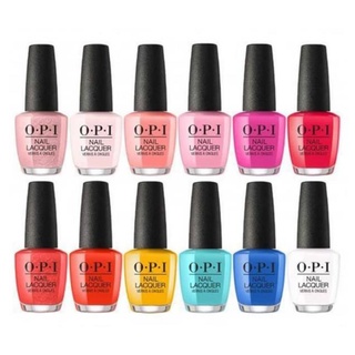 Opi น้ํายาทาเล็บลิสบอน คอลเลกชัน สียอดนิยม ยาทาเล็บแห้งโดย Air Nail Lacquer