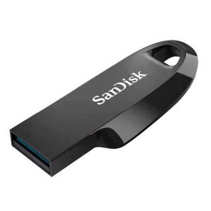 SanDisk Ultra Curve USB 3.2 Gen 1 Flash Drive, CZ550 64GB, USB3.0, Black MS2-000948 แฟลชไดรฟ์