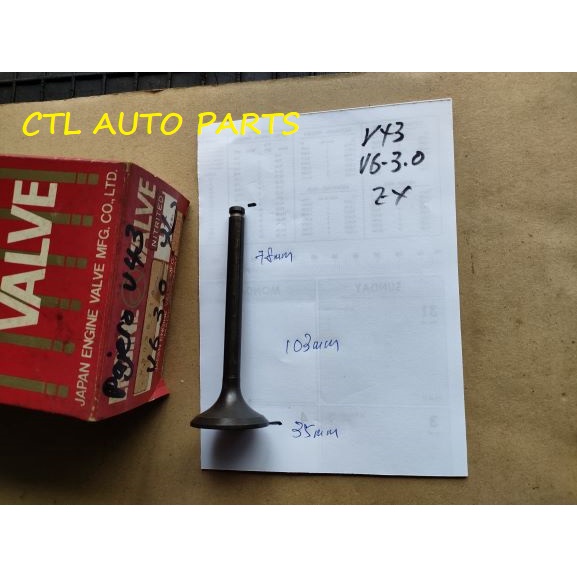 MITSUBISHI PAJERO V43 V6-3.0 6G72 วาล์ว EXHAUST MD096219