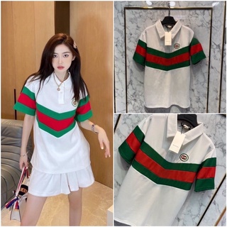 เสื้อแขนสั้นคอปก GUCCI 1921 (คอลเลคชั่นปี 2022)