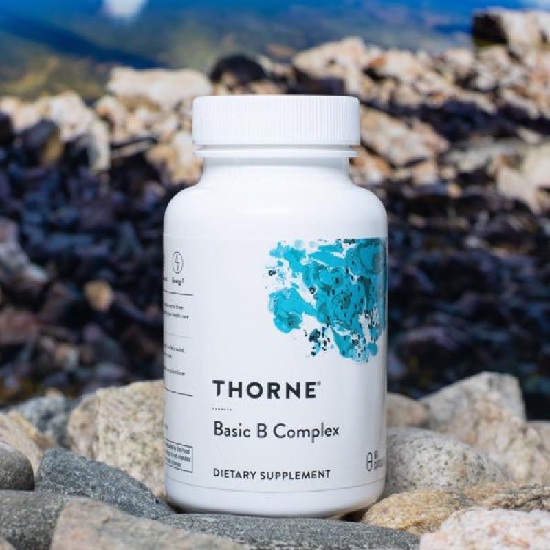 Thorne Research - Basic B Complex - B Vitamins in Their Active Forms - 60 Capsules