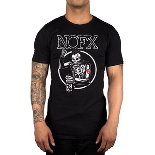 Nofx เสื้อยืดแขนสั้นลําลอง พิมพ์ลายหัวกะโหลกร็อคร็อค วงร็อค เมลวิน พลัสไซซ์ สไตล์พังก์ร็อค สําหรับผู้ชาย