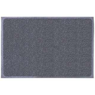 พรมใยไวนิล 50x70 ซม สีเทา DIFF C10 พรมเช็ดเท้า Vinyl fiber carpet 50x70 cm, gray DIFF C10