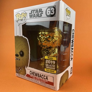 Funko POP Chewbecca Star Wars 63 Galactic Covention Exclusive 2019