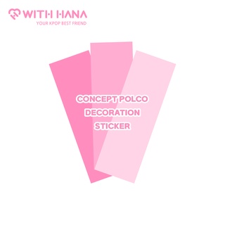 "HANA MADE" Free gift polco stickers