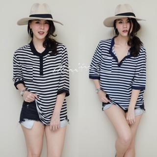 "Moya stripe blouse"