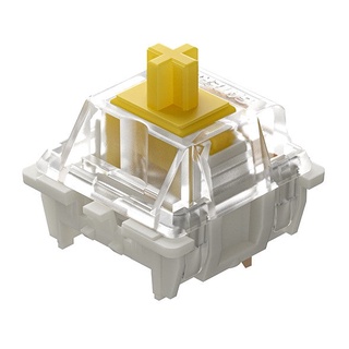 [Linear / Tactile] Gateron SMD Pro Switches (3 pin) Yellow / Red / Brown x1 สวิทช์แสงลอดจังหวะเดียวและสองจังหวะสีเบสิค