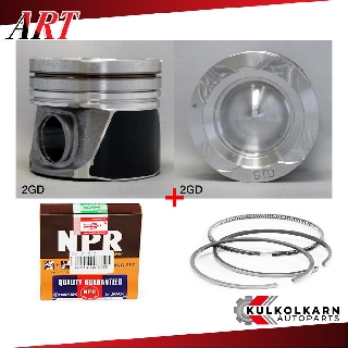 ART ลูกสูบ/แหวน NPR สำหรับ TOYOTA REVO 2.4, GUN122-25 รุ่นเครื่อง 2GD