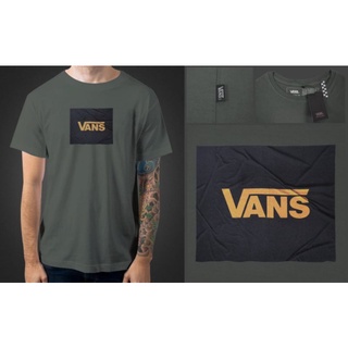 [S-5XL]Vans 352 เสื้อยืด - ผ้าสีทอง