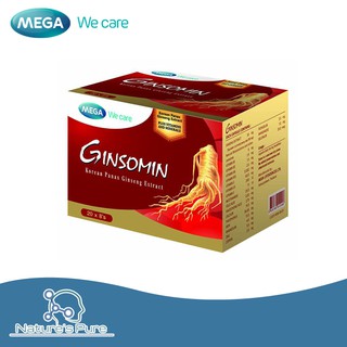 Mega We Care Ginsomin โสมเกาหลีสกัดเข้มข้น (กล่องละ 160 แคปซูล)