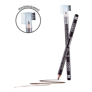 [ยกแพ็ค 12 แท่ง] odbo Eyebrow Pencil &amp; Brush โอดีบีโอ ซอฟท์ ดรออิ้ง เพ็นซิล &amp; บรัช ดินสอเขียนคิ้ว OD760