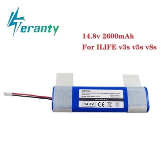 ❤Original 14.8v 2600mAh Battery for ILIFE V3s Pro, V50, V5s Pro, V8s, X750, For ZACO V3, V40, V5s Pro, V5x