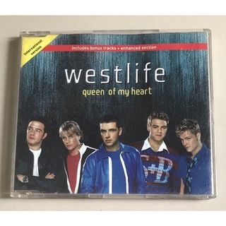 ซีดีซิงเกิ้ล ลิขสิทธิ์ มือ 2 สภาพดี...229 บาท “Westlife” ซิงเกิ้ล "Queen of My Heart" แผ่นไทย หายาก