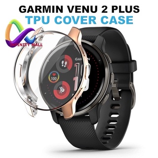 เคส Garmin Venu 2 plus TPU case เคส กันกระแทก แบบครอบ Plating Protective Case Cover