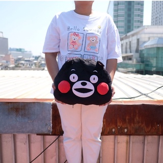 หมอนผ้าห่ม หัว Kumamon คุมะมง 11นิ้ว (100X150cm) หมี หมีคุมะมง