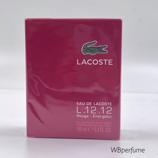 น้ำหอม แท้100% Lacoste L.12.12 Rouge Energetic EDT 100ml