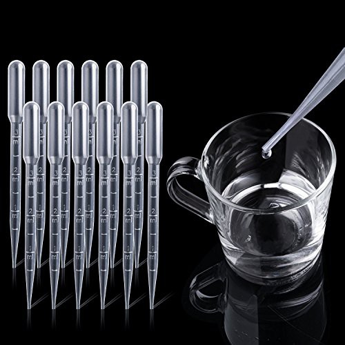 หลอดหยด หลอดบีบ 1,2&3 ml บรรจุ 100ชิ้น อุปกรณ์ เบเกอรี่