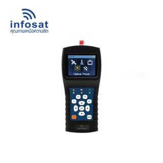 INFOSAT STC-8999 เครื่องวัด 4 in 1 (ดาวเทียม, เสาอากาศ, เคเบิล,ไฟเบอร์ออฟติก)