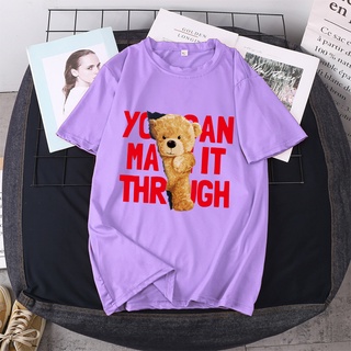 BK-498-SHORT เสื้อยืดแขนสั้นพร้อมส่ง 7สี ลายการ์ตูน ขายดีตามเทรนต์ ลายน่ารัก สีสันสดใส่น่ารัก ใส่ได้ทั้งหญิงและชาย