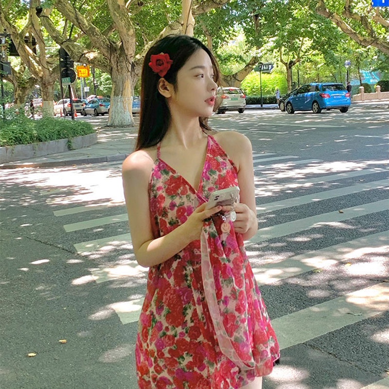 กิ๊บติดผม รูปดอกกุหลาบ สีแดง หรูหรา สไตล์เรโทร แฟชั่นสําหรับผู้หญิง - รูปที่ 7