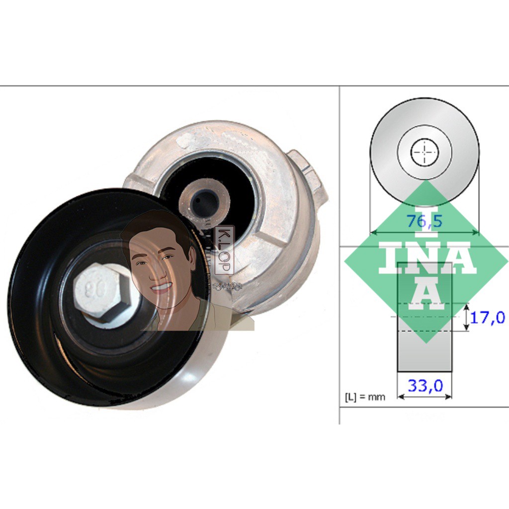 ชุดตั้งสายพาน(INA) : D4CB H1 2.5CRDi, Grand Starex ปี 10, Sorento