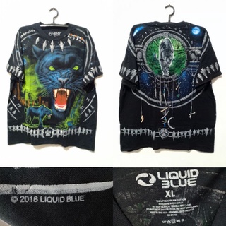 เสื้อ Liquid Blue ลาย Tribal Panther สินค้าลิขสิทธิ์แท้ มือ1