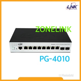 PG-4010 Gigabit Managed Switch 8 port Link