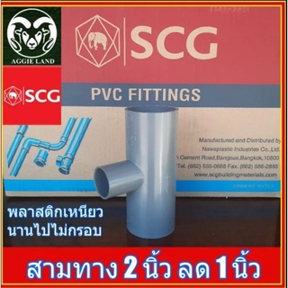 ยกลัง 35 ตัว สามทาง 2 นิ้ว ลด 1 นิ้ว ตราช้าง SCG สีเทา ระบบน้ำ สปริงเกอร์ ข้อต่อท่อ PVC