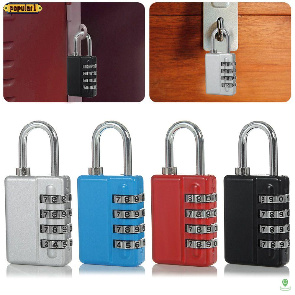 Popular กุญแจล็อคกระเป๋าเดินทาง รหัสผ่าน ตัวเลข 4 หลัก อเนกประสงค์
