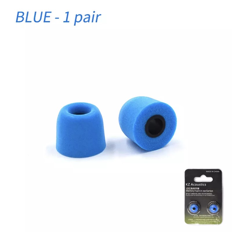 Kz ชุดหูฟัง Ear Cap 1 คู่ (2 ชิ้น) การแยกเสียงรบกวน Comfortble Memory Foam Ear Tips หูฟังสําหรับ Castor