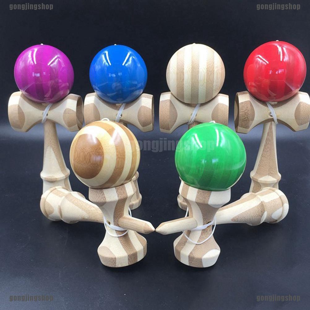 GONGJINGSHOP ของเล่นไม้ Kendama ญี่ปุ่น 1 ชิ้น