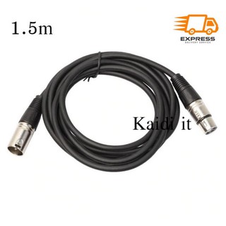 สายไมค์ 3Pin XLR male to Female 1.5M