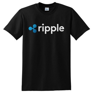 เสื้อยืดผ้าฝ้าย เสื้อยืดลําลอง คอกลม แขนสั้น พิมพ์ลาย Ripple Xrp Crypto สีดํา เข้ากับทุกการแต่งกาย สําหรับผู้ชาย 149868