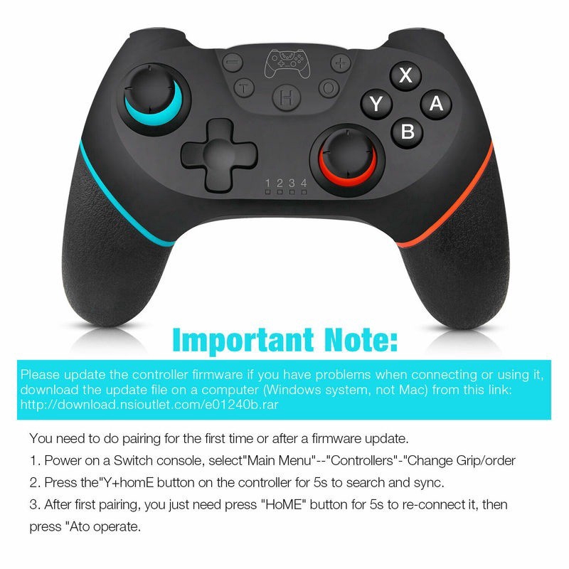 Nintendo Switch Pro Controller Vibration 6 Axis Somatosensory Bluetooth Wireless Controllers