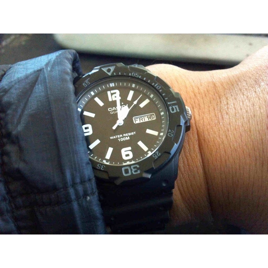Casio นาฬิกาข้อมือ รุ่น MRW-200H-1B2VDF (ฺBlack)