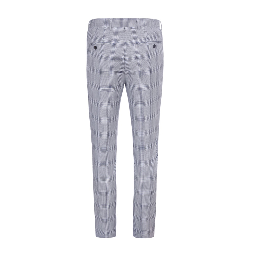 ♤☏☒G2000 กางเกงสูทผ้าวูลผสม ลายเช็ค รุ่น 0115053492 ASH GREY เสื้อผ้าผู้ชาย กางเกง