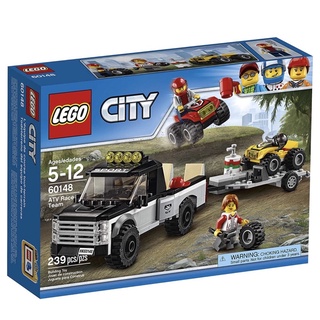 LEGO City ATV Race Team 60148 Building Kit with Toy Truck and Race Car Toys (239 Pieces) (Discontinued by Manufacturer)