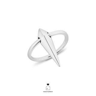 Haus of Jewelry - SIMPLE CARLA RING แหวนเงินแท้