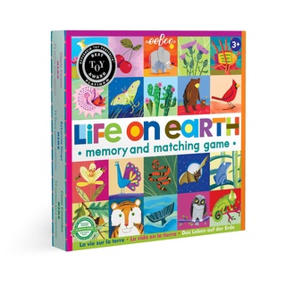 eeBoo Life on Earth Memory Matching Game - เกมจับคู่สิ่งมีชีวิตบนโลก