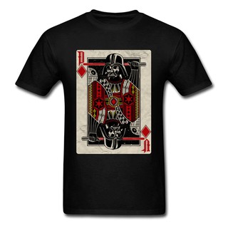 เสื้อยืดผ้าฝ้ายพิมพ์ลายคลาสสิก ใหม่ เสื้อยืดแขนสั้น พิมพ์ลาย Star Wars Deck Vader Tarot แฟชั่นสําหรับผู้ชาย