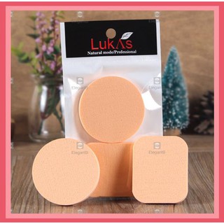 EGB พัฟ เครื่องสำอางค์ เเต่งหน้า ฟองน้ำ Beauty Makeup Puffs Wet and Dry Makeup HB Mu