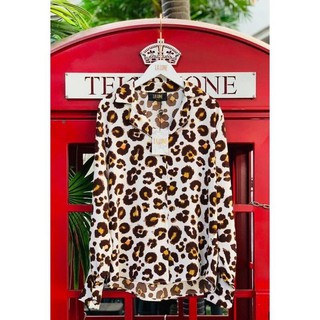 พร้อมส่ง‼️เสื้อเชิ้ต lalune🐆ลายเสือ leopard สวยสะดุดตาคุณหนูมากๆ