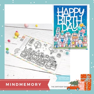 Mama Elephant Clear Stamp เคลียร์แสตมป์ ตัวปั้มใส The Birthday ขนาด 4x6 นิ้ว