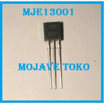 MJE13001 MJE 13001 NPN Epiaxial Silicon ทรานซิสเตอร์