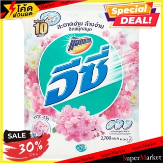 ✨ขายดี✨ แอทแทค อีซี่ ซากุระ สวีท ผงซักฟอกสูตรมาตรฐาน 2700กรัม Attack Easy Sakura Sweet Conventional Detergent 2700g
