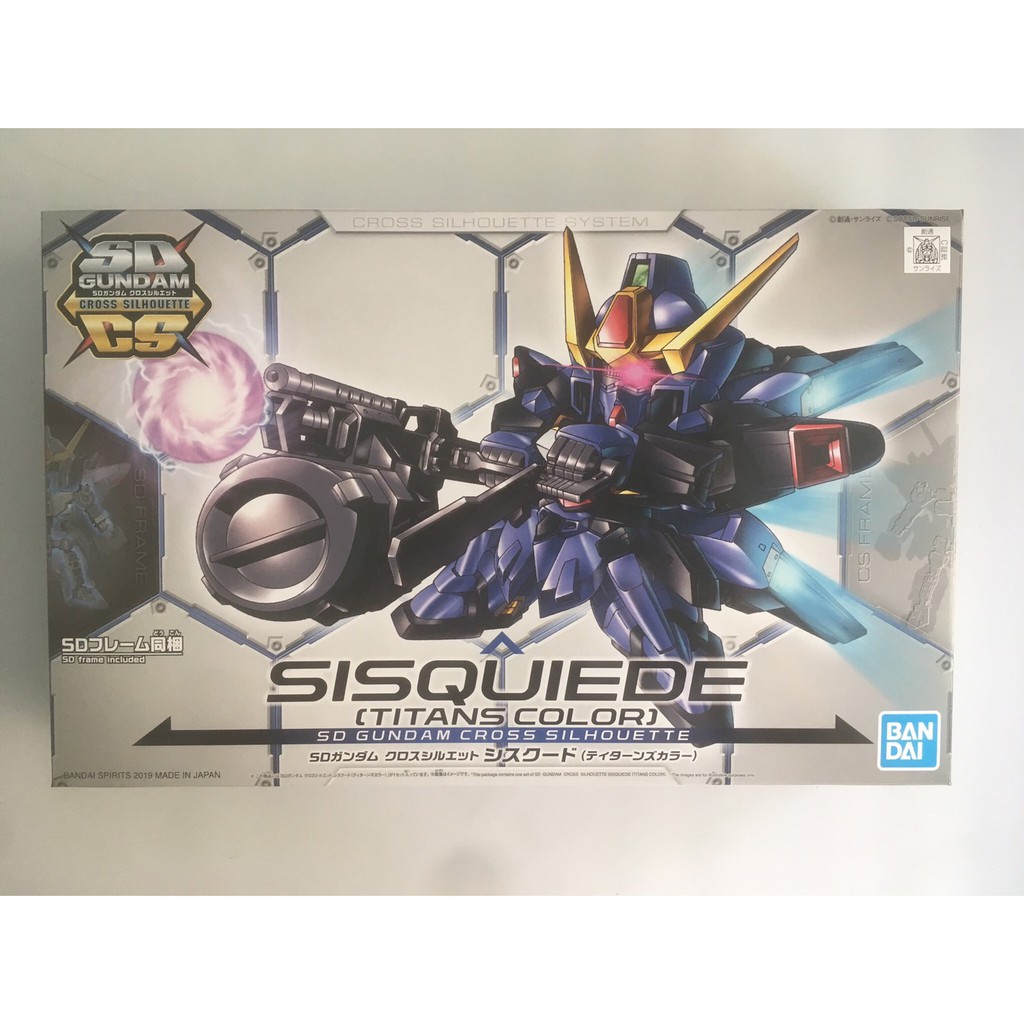 SD Gundam Cross Silhouette Sisquied [ Titans Colors ] (SD) (Gundam Model Kits)
