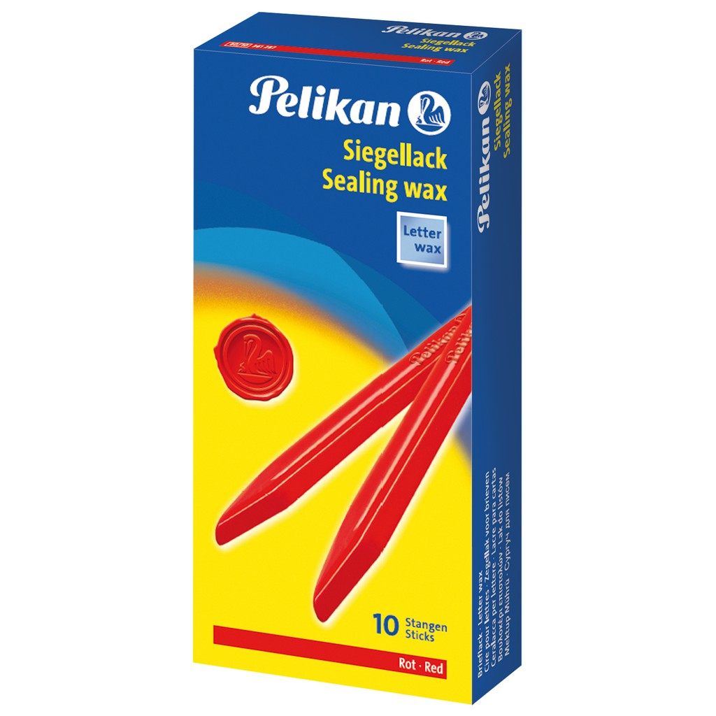 Pelikan แว็กซ์ซีล สีแดง 10'S