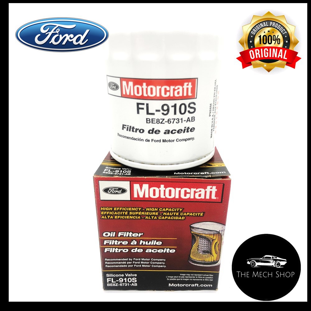 กรองน้ํามันเครื่อง Ford FL-910S (BE8Z-6731-AB) Fiesta Kuga EcoSport