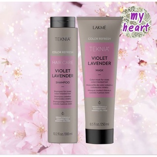 Lakme Violet Lavender Shampoo/Mask แชมพู มาส์ก เพิ่มเม็ดสี สำหรับโทนสีม่วง