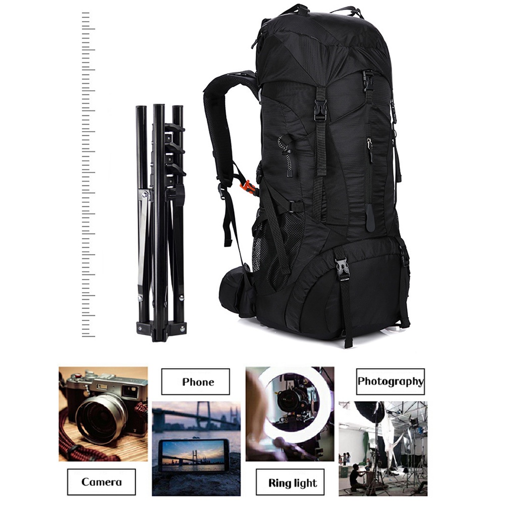 Professional ปรับ 1.6M(63in) ขาตั้งไฟขาตั้งกล้อง 1/4 หัวสกรูสําหรับสตูดิโอถ่ายภาพแฟลชถ่ายภาพ